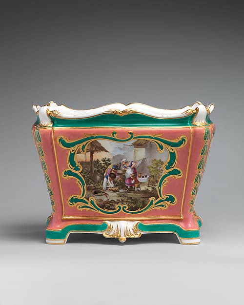 Flower vase (cuvette à tombeau), by Sèvres Manufactory