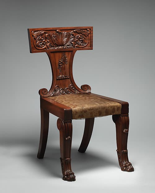 Side chair (part of a set), by Thomas Hope