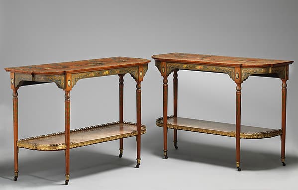 Pair of pier tables