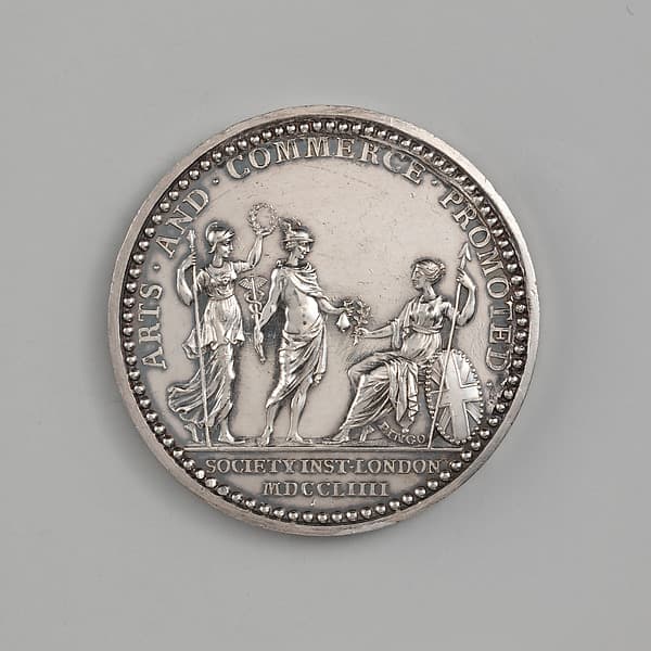 London Royal Society of Arts Medal, by Thomas Pingo
