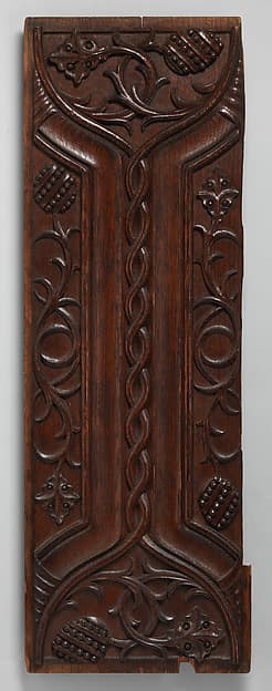 Decorative paneling from the Palace of Westminster, by Augustus Welby Northmore Pugin