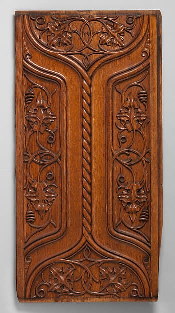 Decorative paneling from the Palace of Westminster, by Augustus Welby Northmore Pugin