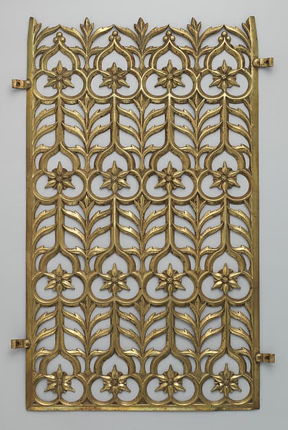 Decorative grill from the Palace of Westminster, by Augustus Welby Northmore Pugin