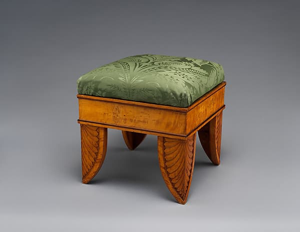 Stool (tabouret), by Friedrich Gilly