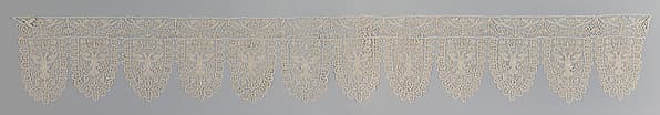 Lace border with double-headed eagle