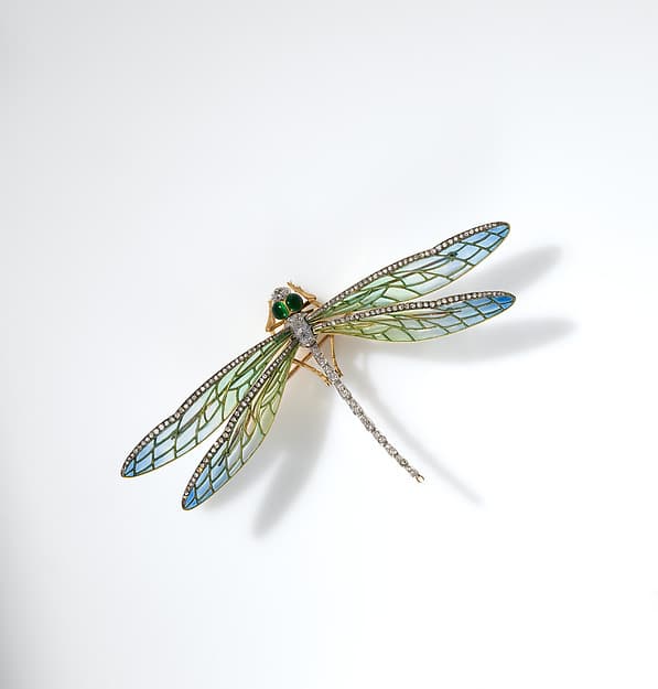 Dragonfly brooch, by Edgar Bense