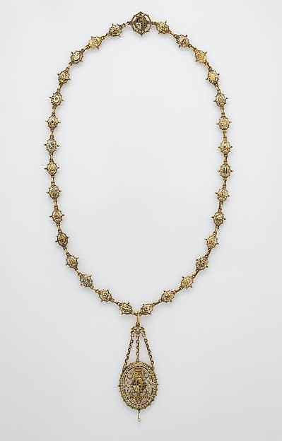 Heraldic chain with pendant badge, by Michael Botza