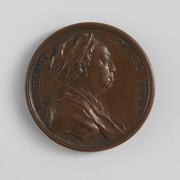 Martin Folkes (1690–1754), by Jacques-Antoine Dassier