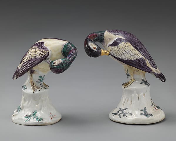 Pair of ducks, by Chelsea Porcelain Manufactory