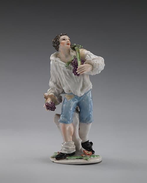 Four Seasons (Autumn), by Chelsea Porcelain Manufactory