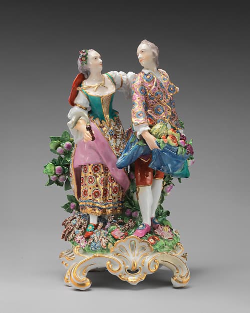 Summer and Autumn, by Chelsea Porcelain Manufactory