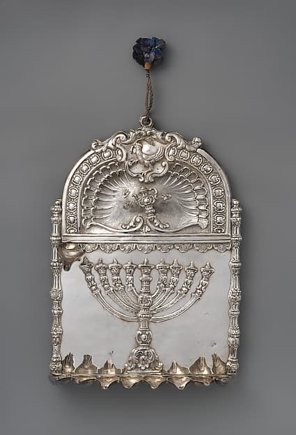 Baraffael Family Hanukkah Lamp, by Gaspare Vanneschi