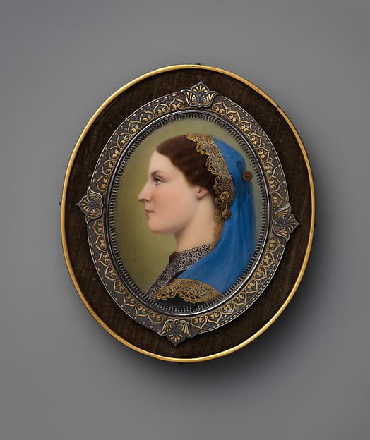 Miniature of Mabel Morrison, by Charles Lepec