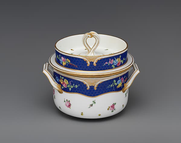 Ice pail with cover and liner (seau à glace), by Sèvres Manufactory