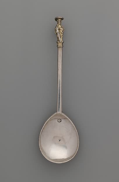 Apostle spoon: St. Bartholomew, by William Cawdell