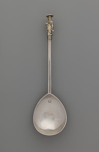 Apostle spoon: St. Peter, by William Cawdell