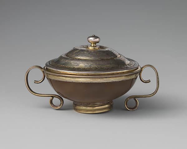 Miniature porringer, by I.S.