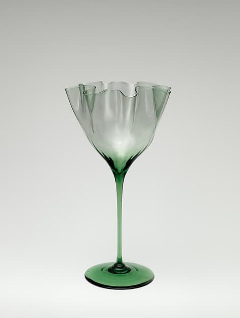 Tall-stemmed vase, by Harry Powell