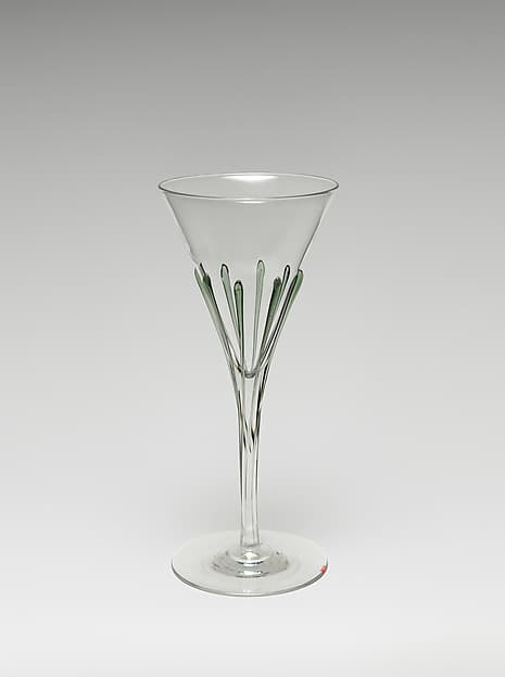 Tear wine glass, by Harry Powell