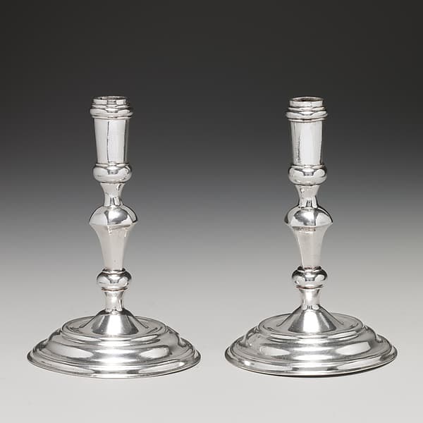 Miniature taperstick (one of a pair), by David Clayton