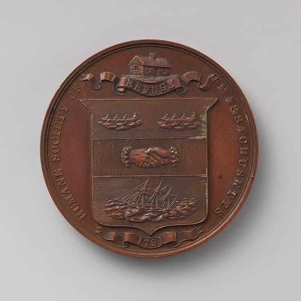 Award of the Massachusetts Humane Society, by Benjamin Wyon