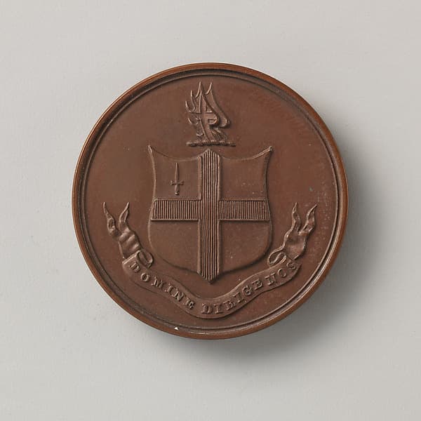 To Commemorate the Opening of the New London Bridge, by King William IV and Queen Adelaide, August 1, 1831, by Benjamin Wyon