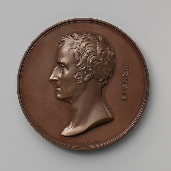 In Honor of the Surgical and Pathological Discoveries of Sir Benjamin Collins Brodie, Bart., Sergeant-Surgeon to George IV, William IV, and Victoria (1783–1862), by William Wyon