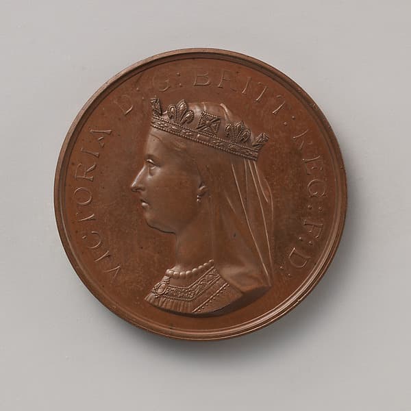 The New Zealand Medal, granted by Queen Victoria, after 1866, to commemorate the campaigns of 1845–1847 and 1860–1866, by Joseph Edgar Boehm