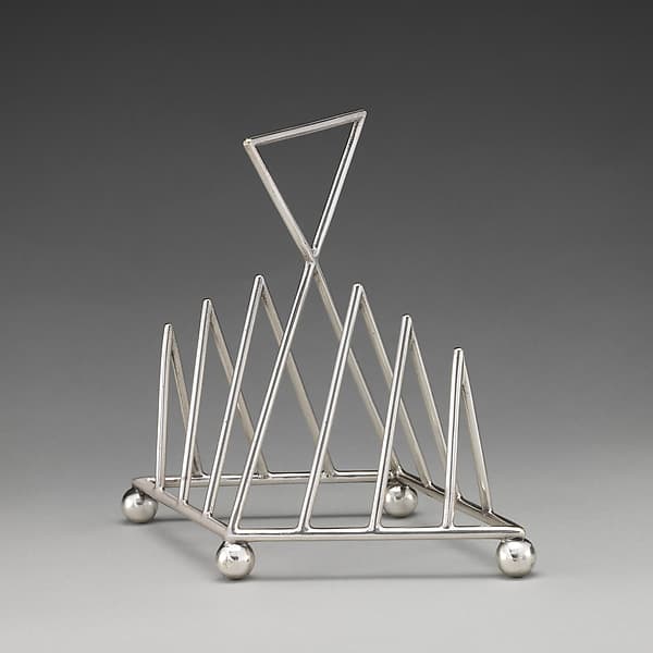 Toast rack, by Christopher Dresser