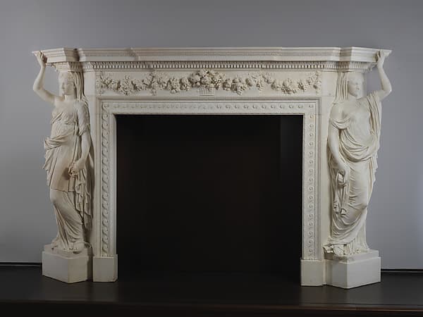 Mantelpiece from Chesterfield House, London, by John Michael Rysbrack