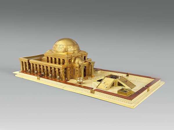 Architectural model of the temple of King Solomon in Jerusalem, by Thomas Newberry