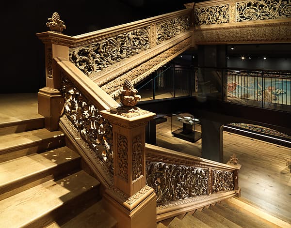 Staircase from Cassiobury Park, Hertfordshire, by Edward Pearce