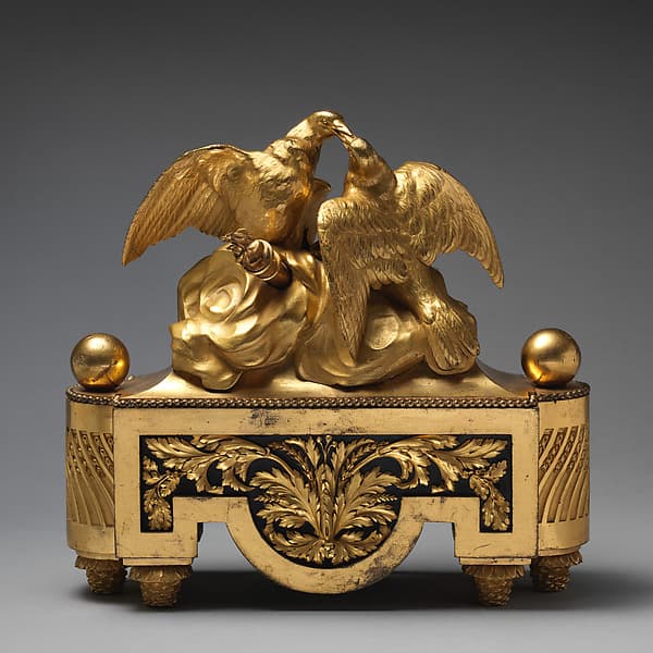 Andiron (feu or chenet) (one of a pair), by François Rémond