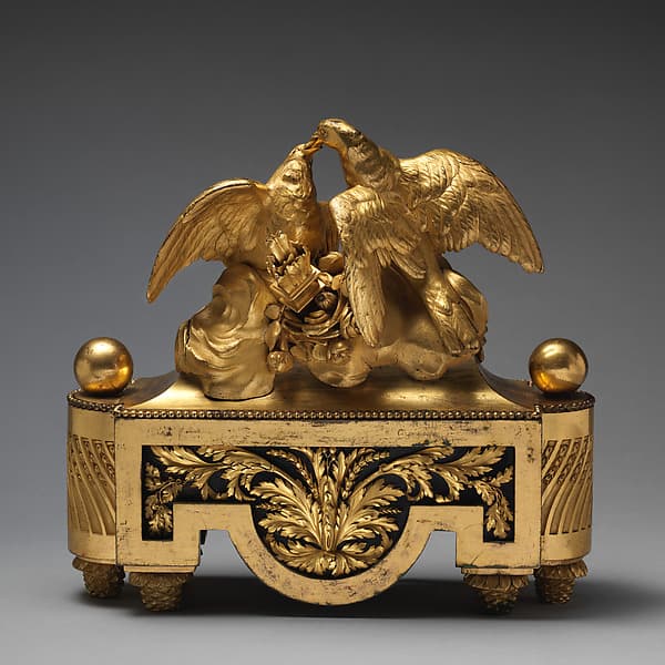 Andiron (feu or chenet) (one of a pair), by François Rémond