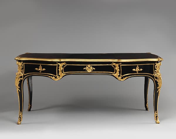 Writing table (bureau plat), by Bernard II van Risenburgh