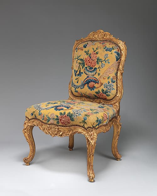 Chair (chaise à la Reine) (one of a set of four), by Jean-Baptiste I Tilliard