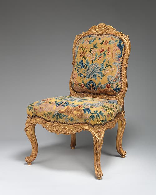 Chair (chaise à la Reine) (one of a set of four), by Jean-Baptiste I Tilliard