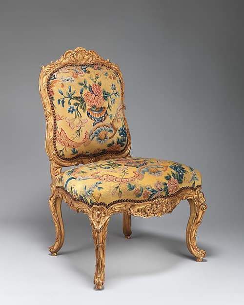 Chair (chaise à la Reine) (one of a set of four), by Jean-Baptiste I Tilliard