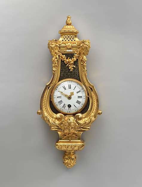 Cartel clock (one of a pair), by André Charles Boulle