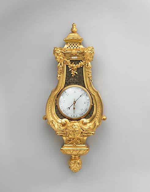Cartel barometer (one of a pair), by André Charles Boulle