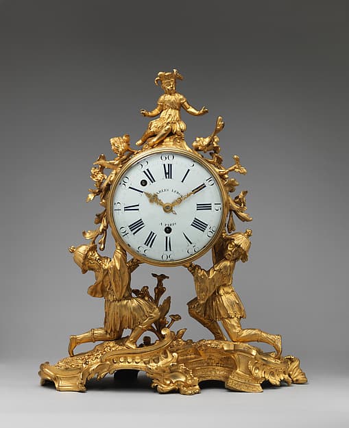 Mantel clock (horloge de cheminée), by Jean-Joseph de Saint Germain