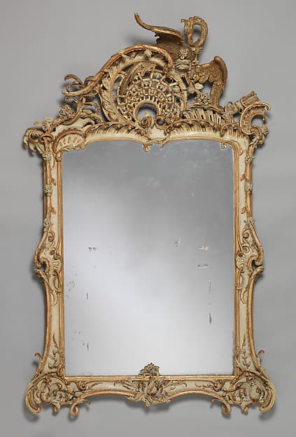 Wall mirror, by Johann Michael Hoppenhaupt