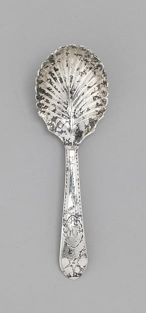 Tea caddy spoon, by William Hamey