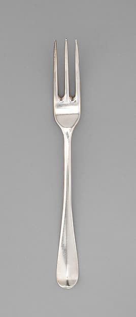 Dinner fork (one of twelve), by Bayne and Napier