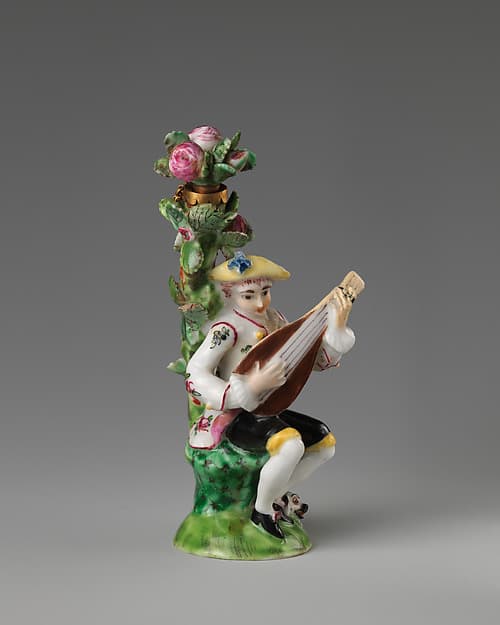 Boy with mandolin, by Saint James's Factory