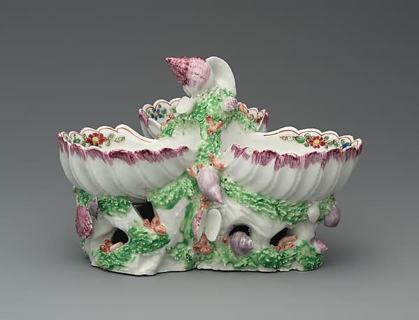 Sweetmeat dish, by Bow Porcelain Factory