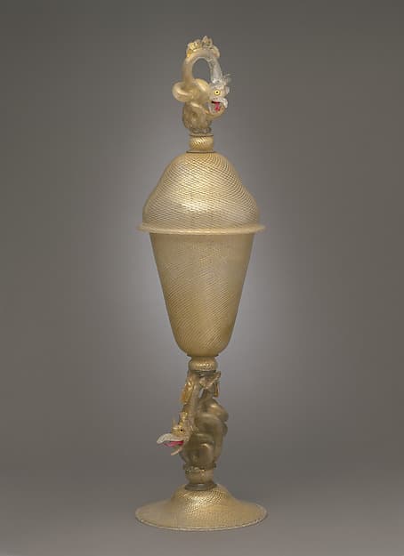 Covered Goblet, by Salviati and Co.