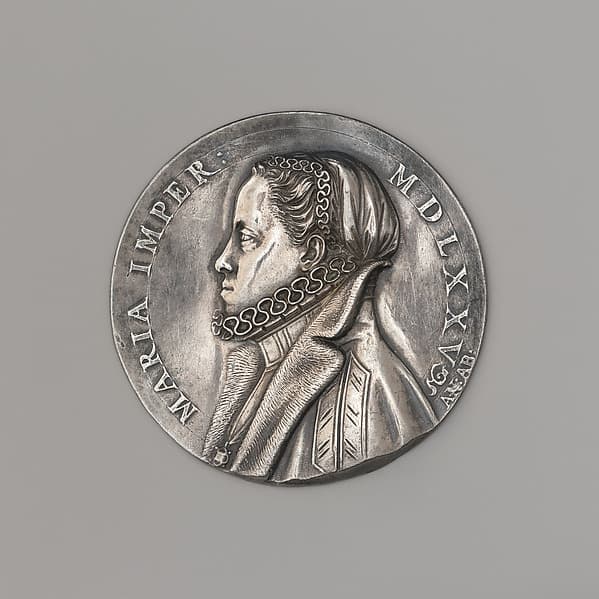 Empress Maria (1520–1603), by Antonio Abondio