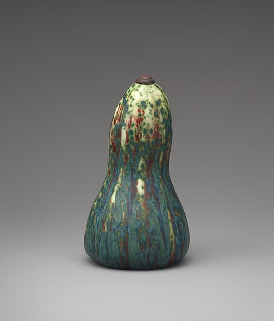 Gourd-shaped bottle, by Pierre-Adrien Dalpayrat