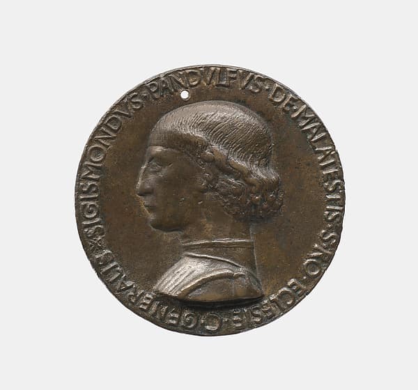 Sigismondo Pandolfo Malatesta, Lord of Rimini 1417–1468, by Matteo de' Pasti